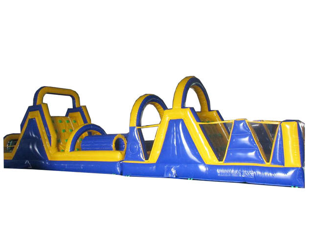 50ft Obstacle Course w/ Dual Rock Climb 50ft Obstacle Course w/ Dual Rock Climb