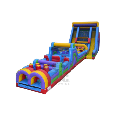 22FT Vertical Rush & 40' 7-Element Obstacle Course 22FT Vertical Rush & 40' 7-Element Obstacle Course